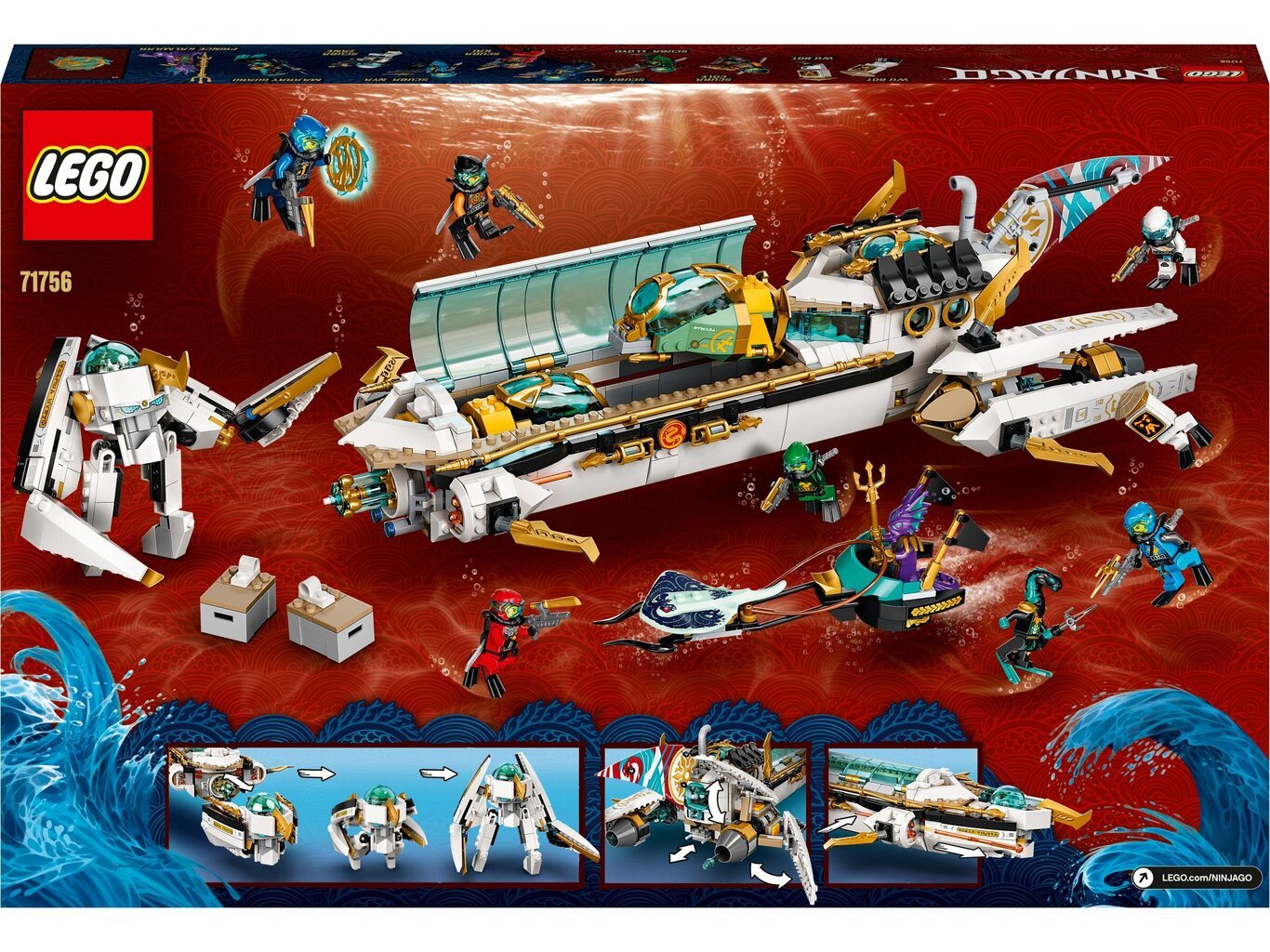 71756 LEGO® NINJAGO Hydro Bounty цена | kaup24.ee