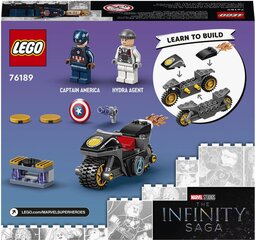 76189 LEGO® Marvel Столкновение Капитана Америки и Гидры цена и информация | Конструкторы и кубики | kaup24.ee