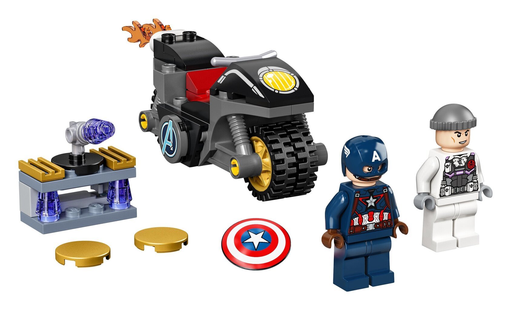 76189 LEGO® Super Heroes Kapten Ameerika ja hüdra vastasseis цена и информация | Klotsid ja konstruktorid | kaup24.ee