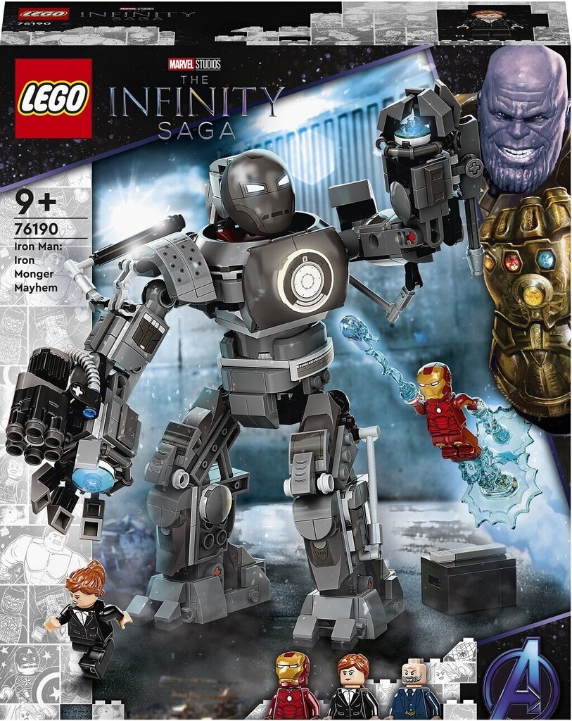 76190 LEGO® Super Heroes Iron Monger kaos hind ja info | Klotsid ja konstruktorid | kaup24.ee