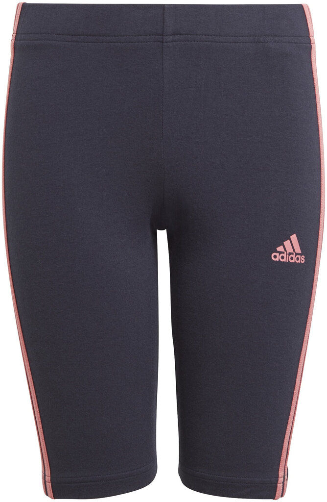 Adidas Lühikesed Püksid G 3S Bk Short Blue GN4092/140 hind ja info | Tüdrukute lühikesed püksid | kaup24.ee