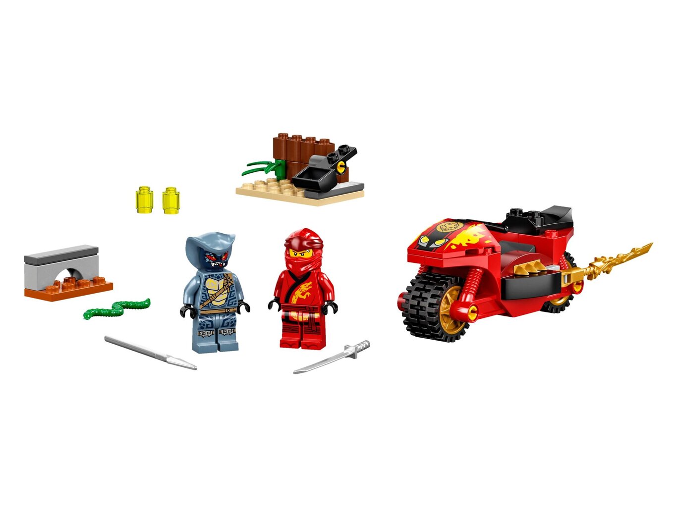 Конструктор Мотоцикл с лезвием 71734 LEGO® NINJAGO Kai цена | kaup24.ee