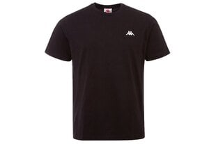 Спортивная мужская футболка Kappa Iljamor T-Shirt 309000-19-4006, черная цена и информация | Мужская спортивная одежда | kaup24.ee