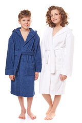 Puuvillane hommikumantel L&L, sinine hind ja info | Tüdrukute hommikumantlid ja pidžaamad | kaup24.ee