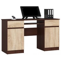 Письменный стол NORE A5, темно-коричневый/цвета дуба цена и информация | Компьютерные, письменные столы | kaup24.ee
