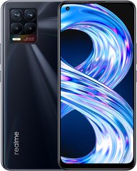 Realme 8, 6GB/128GB, Dual SIM, Punk Black hind ja info | Telefonid | kaup24.ee