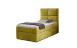 Кровать Nore Rivia 04, 90x200 см, желтая