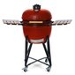 Kamado grill lisanditega Zyle 62 cm, X Large ZY24RDSET, punane hind ja info | Grillid | kaup24.ee