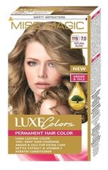 Стойкая краска для волос Miss Magic Luxe Colors 7.0 Natural blond,123 мл цена и информация | Краска для волос | kaup24.ee