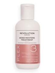 Taastav juukseseerum Revolution Haircare Plex 3 Bond Restore, 100 ml цена и информация | Маски, масла, сыворотки | kaup24.ee