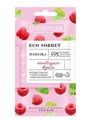 Успокаивающая и увлажняющая маска для лица Bielenda Sorbet Raspberry 8 г цена и информация | Маски для лица, патчи для глаз | kaup24.ee