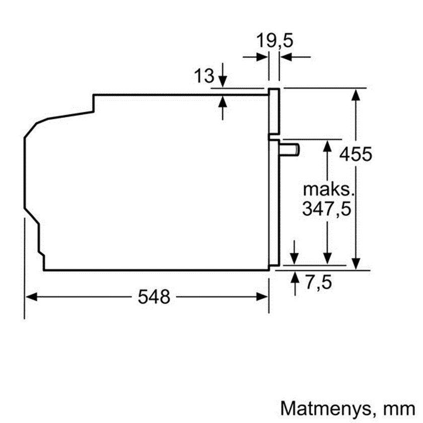 Integreeritav kompaktahi Bosch (mikrolainefunktsiooniga), CMG633BS1 цена и информация | Ahjud | kaup24.ee