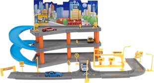 3-korruseline autoparkla ja 4 autot hind ja info | Poiste mänguasjad | kaup24.ee