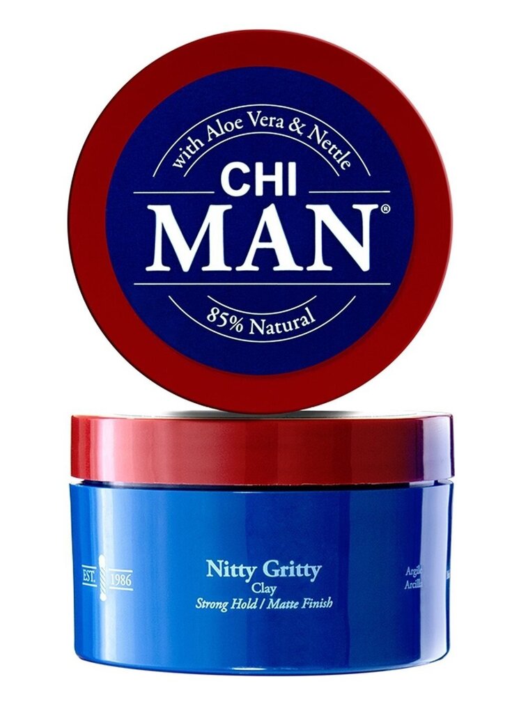 Juukseid vormiv savi meestele CHI Man Nitty Gritty, 85g hind ja info | Viimistlusvahendid juustele | kaup24.ee