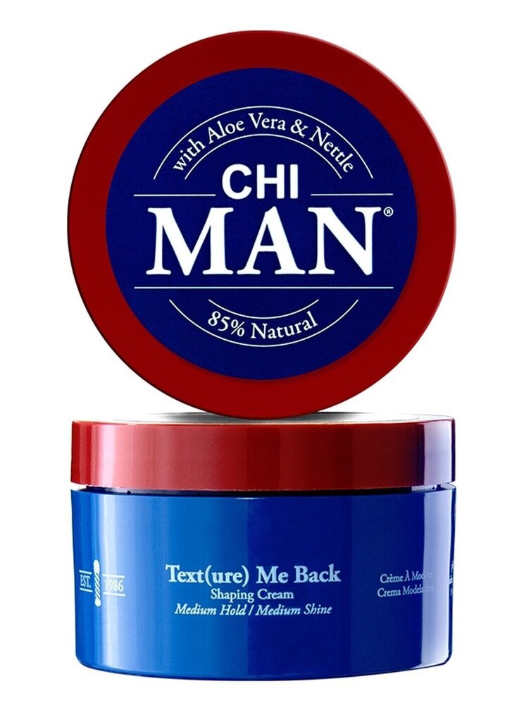 Mahtu andev juuksekreem CHI Man Texture Me Back, 85g цена и информация | Viimistlusvahendid juustele | kaup24.ee