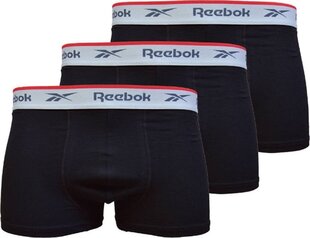 Meeste aluspüksid Reebok Trunk Ovett C8266, 3 tk, must hind ja info | Meeste aluspesu | kaup24.ee