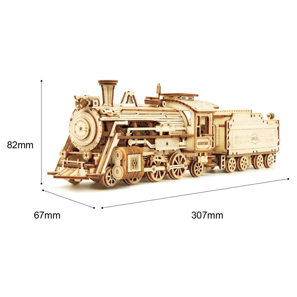 Robotime Prime Steam Express 3D pusle hind ja info | Klotsid ja konstruktorid | kaup24.ee