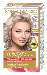 Püsiv juuksevärv Miss Magic Luxe Colors 10.1 Platinum blond, 93 ml hind ja info | Juuksevärvid | kaup24.ee
