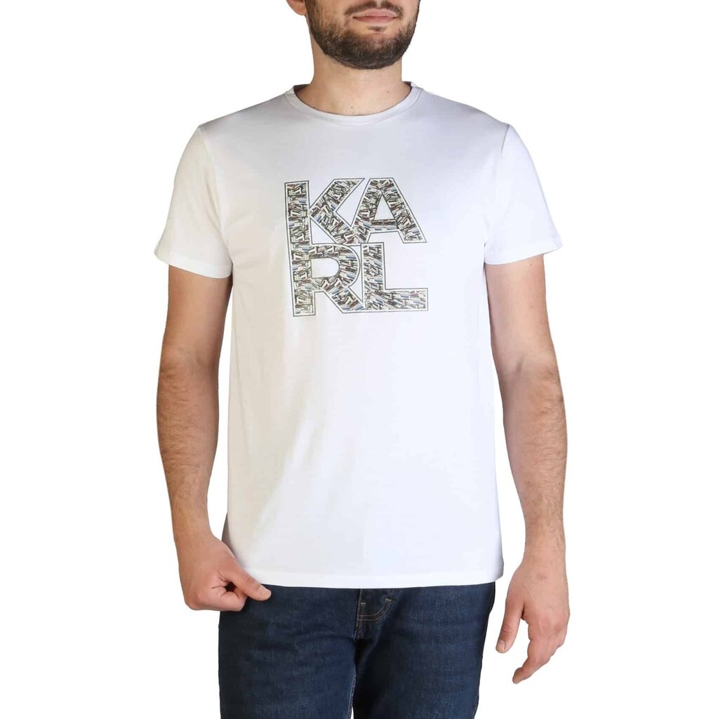 Karl Lagerfeld - KL21MTS01 55421 KL21MTS01_WHITE-XXL hind ja info | Meeste T-särgid | kaup24.ee