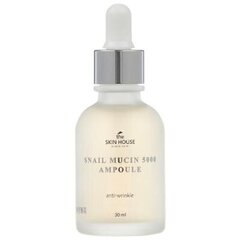 Сыворотка для лица The Skin House Snail Mucin 5000 Ampoule, 30 мл цена и информация | Сыворотки для лица, масла | kaup24.ee