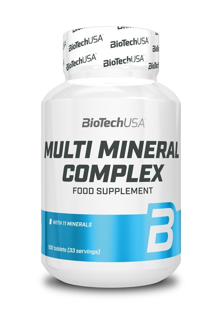 Toidulisand Biotech Multi Mineral Complex , 100 tabletti цена и информация | Vitamiinid | kaup24.ee