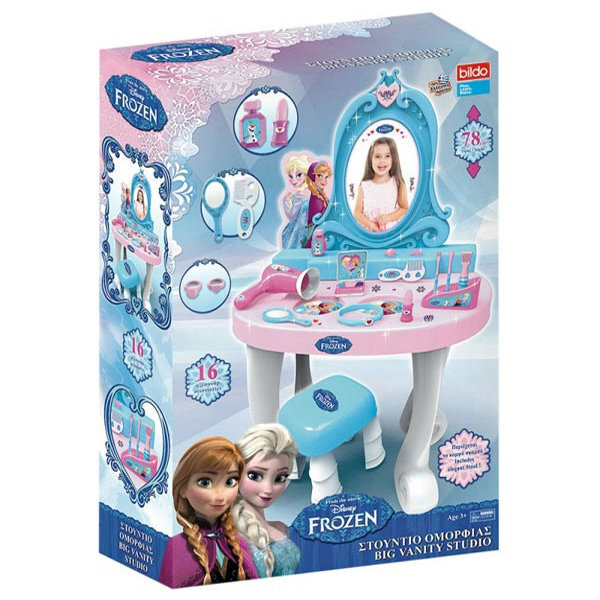 Meikimislaud Frozen, 78 cm hind ja info | Tüdrukute mänguasjad | kaup24.ee