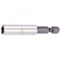 Универсальный магнитный держатель бит с кольцом Bohrcraft, 1/4 "x250 мм цена и информация | Механические инструменты | kaup24.ee