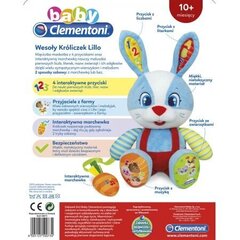 Интерактивная игрушка Clementoni Bunny Lillo, польский язык цена и информация | Мягкие игрушки | kaup24.ee