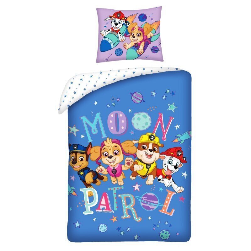 Laste voodipesukomplekt Paw Patrol 140x200, 2-osaline hind ja info | Beebide ja laste voodipesu | kaup24.ee