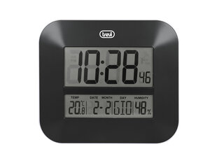 Trevi OM 3520 BLACK настенные часы цена и информация | Часы | kaup24.ee