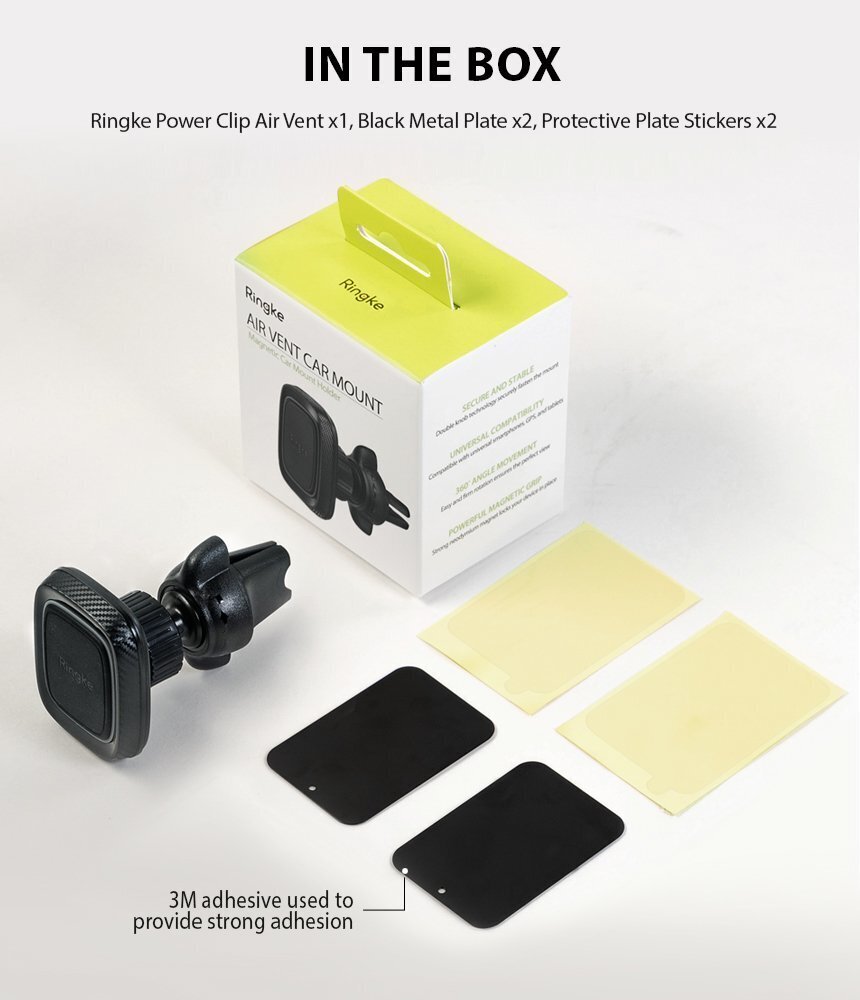 Ringke Power Clip Car Mount hind ja info | Mobiiltelefonide hoidjad | kaup24.ee