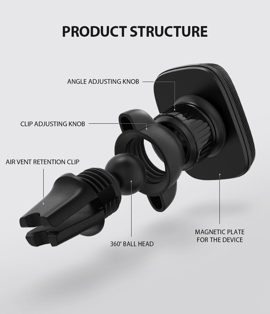 Ringke Power Clip Car Mount hind ja info | Mobiiltelefonide hoidjad | kaup24.ee