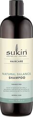 Tasakaalustav juuksešampoon Sukin Natural Balance 500 ml hind ja info | Šampoonid | kaup24.ee