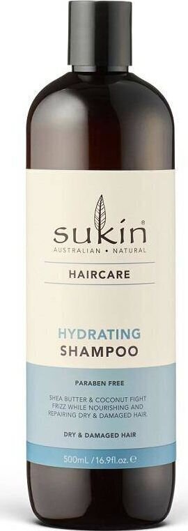 Niisutav šampoon Sukin Hydrating 500 ml hind ja info | Šampoonid | kaup24.ee