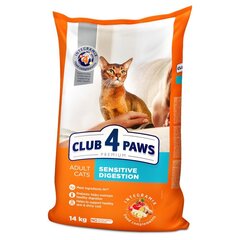 CLUB 4 PAWS Premium täisväärtuslik kuivtoit täiskasvanud kassidele Sensitive, 14kg цена и информация | Сухой корм для кошек | kaup24.ee