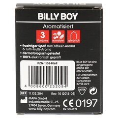 Презервативы Billy Boy Aromatisiert, 3 шт. цена и информация | Презервативы | kaup24.ee