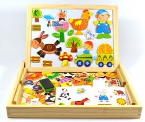 Kahepoolne õppetahvel magnetitega (uus mudel) hind ja info | Imikute mänguasjad | kaup24.ee