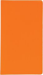 Ruuduline märkmik 76x134 mm, 60 lehte, spiraalköide, plastkaaned – oranž hind ja info | Vihikud, märkmikud ja paberikaubad | kaup24.ee