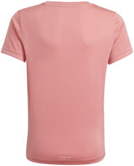Pluus Adidas G Bl T Pink GN1441/140 hind ja info | Tüdrukute särgid | kaup24.ee