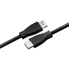 Kaabel Omega OCHB8K30 HDMI 8K / 3m, must цена и информация | Кабели и провода | kaup24.ee