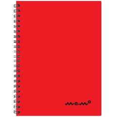 Memo A4 ruut, 60 lehte – punane hind ja info | Vihikud, märkmikud ja paberikaubad | kaup24.ee