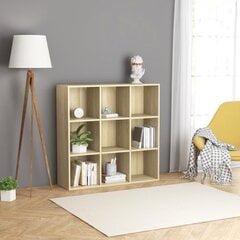 vidaXL raamaturiiul Sonoma tamm 98 x 30 x 98 cm, puitlaastplaat цена и информация | Полки | kaup24.ee