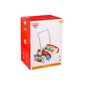 Puidust jalutuskäru värviliste klotsidega Tooky Toy hind ja info | Imikute mänguasjad | kaup24.ee
