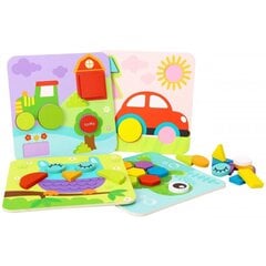Puidust pusle 4in1 Tooky Toy цена и информация | Игрушки для малышей | kaup24.ee