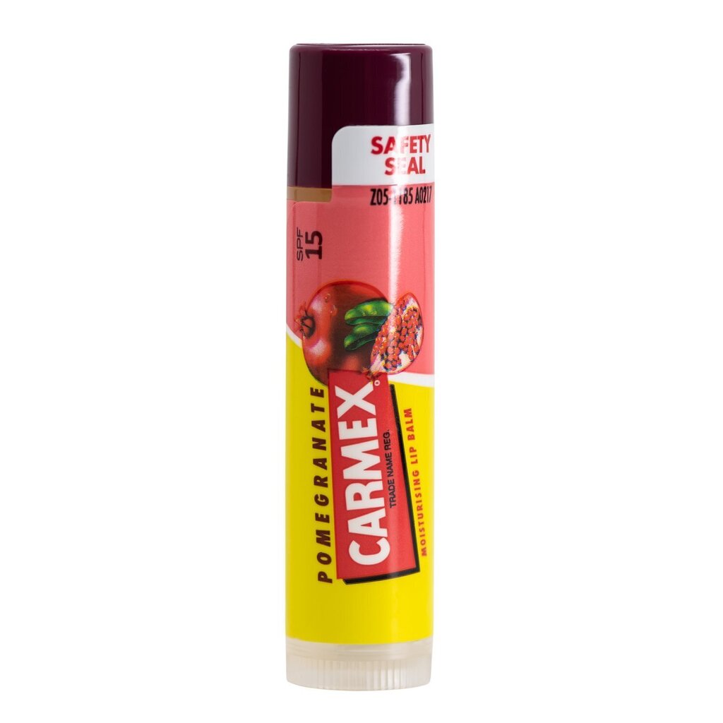 Carmex stick POMEGRANATE - huulepalsam цена и информация | Huulepulgad, -läiked, -palsamid, vaseliin | kaup24.ee