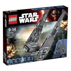 75104 LEGO® STAR WARS Kylo Ren's Command Shuttle hind ja info | Klotsid ja konstruktorid | kaup24.ee