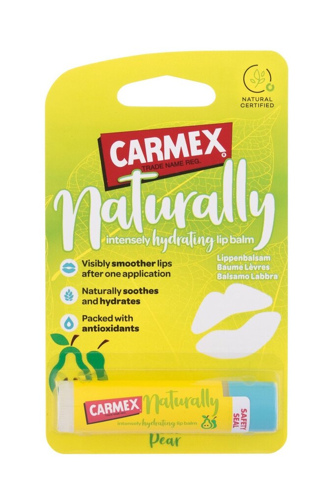 Carmex Naturally Pear Stick - huulepalsam цена и информация | Huulepulgad, -läiked, -palsamid, vaseliin | kaup24.ee