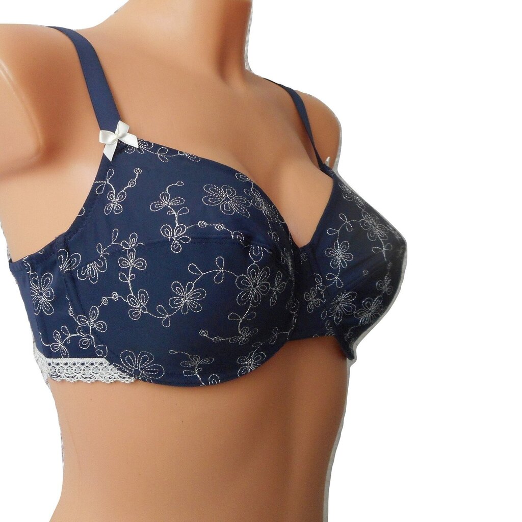 Rinnahoidja Hunkemoller Emily blue print soft hind ja info | Rinnahoidjad | kaup24.ee