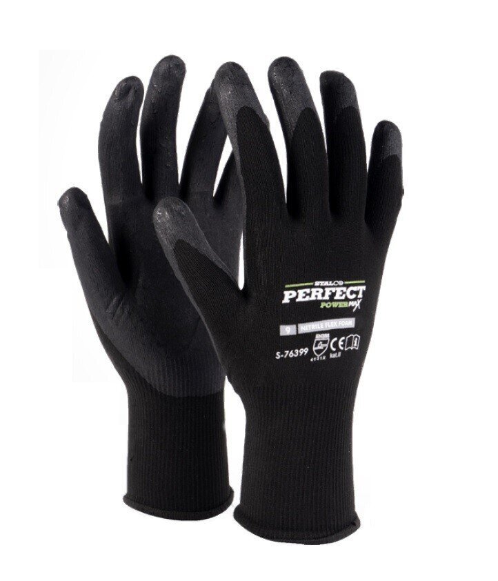 Kindad NITRILE FLEX FOAM 9 suur. hind ja info | Töökindad | kaup24.ee