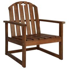 Садовые кресла, 2 шт., коричневые цена и информация | Садовые стулья, кресла, пуфы | kaup24.ee